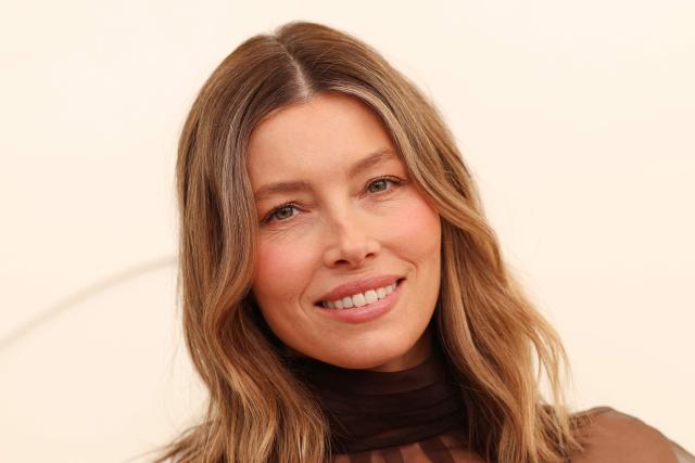 US actress Jessica Biel attends the Apple TV Press Day in Santa Monica, California, on February 3, 2026. (Photo by VALERIE MACON / AFP)