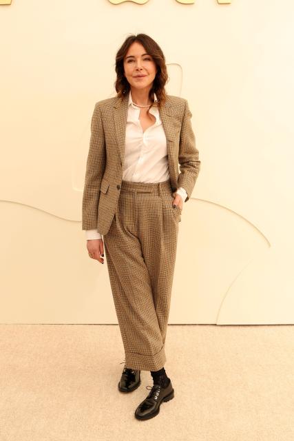 US actress Christa Miller attends the Apple TV Press Day in Santa Monica, California, on February 3, 2026. (Photo by VALERIE MACON / AFP)