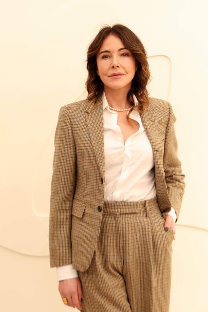 US actress Christa Miller attends the Apple TV Press Day in Santa Monica, California, on February 3, 2026. (Photo by VALERIE MACON / AFP)
