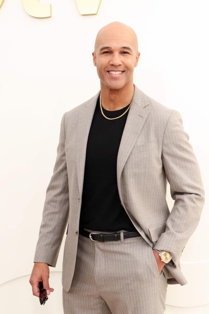 US actor Mark Tallman attends the Apple TV Press Day in Santa Monica, California, on February 3, 2026. (Photo by VALERIE MACON / AFP)