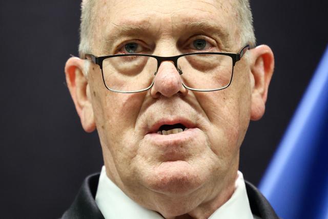 White House 'border czar' Tom Homan speaks during a press conference at the Bishop Henry Whipple Federal Building in Minneapolis, Minnesota, on February 4, 2026. Homan on Wednesday announced the removal of 700 immigration enforcement personnel from Minnesota after weeks of operations and the fatal shooting of two protesters that sparked outrage. Homan said the move would take effect "immediately," citing increased cooperation with local authorities, without specifying whether they would be taken out of the city of Minneapolis or elsewhere in the state. (Photo by CHARLY TRIBALLEAU / AFP)