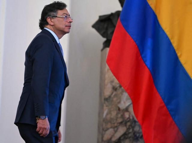 Colombian President Gustavo Petro arrives at an Organization of American States (OAS) meeting of the Permanent Council of the OAS in Washington, DC, on February 4, 2026. (Photo by ANDREW CABALLERO-REYNOLDS / AFP)