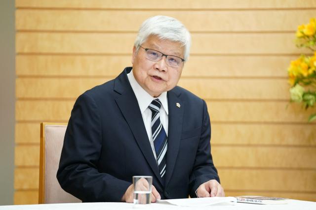 TSMC Chairman CC Wei speaks during a meeting with Japan's Prime Minister Sanae Takaichi at the Prime Minister's Office in Tokyo on February 5, 2026. (Photo by Kazuhiro NOGI / POOL / AFP)