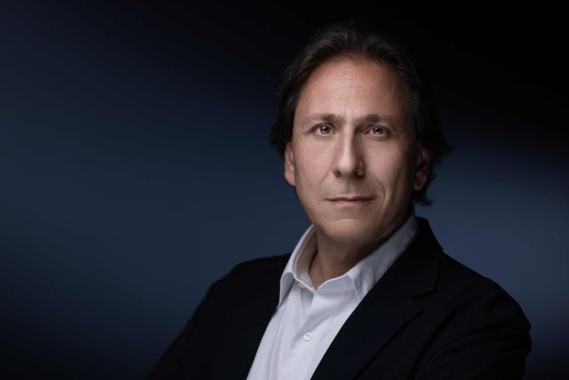 (FILES) Socialistes et Apparentes' MP Jerome Guedj poses during a photo session in Paris on June 27, 2025. Jerome Guedj announced on February 5, 2026 his candidacy for the 2027 presidential election, outside the left-wing primary. (Photo by JOEL SAGET / AFP)