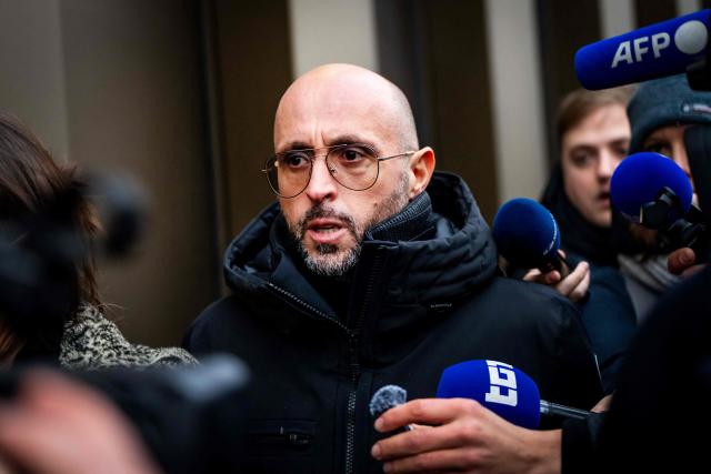 The co-owner of Le Constellation bar Jacques Moretti arrives for a hearing before the public prosecutor of the canton of Valais, on February 6, 2026 in Sion, after 41 people, most of them teenagers, were killed, while 116 were injured, in a fire that ripped through in Le Constellation bar in the Alpine ski resort of Crans-Montana on New Year's Eve. (Photo by Maxime SCHMID / AFP)