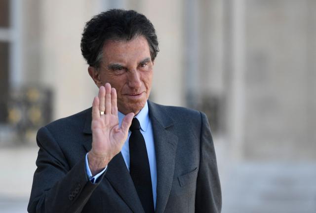 (FILES) Former French Culture Minister and current President of the Arab World Institute (IMA) Jack Lang arrives for a meeting with French President and the King of Morocco on May 2, 2017 at the Elysee presidential Palace in Paris. Former French Culture Minister Jack Lang has offered his resignation from the Arab World Institute (Institut du Monde Arabe de Paris - IMA), which he has chaired since 2013, over Epstein links, according to a letter seen by AFP on February 7, 2026. (Photo by STEPHANE DE SAKUTIN / AFP)
