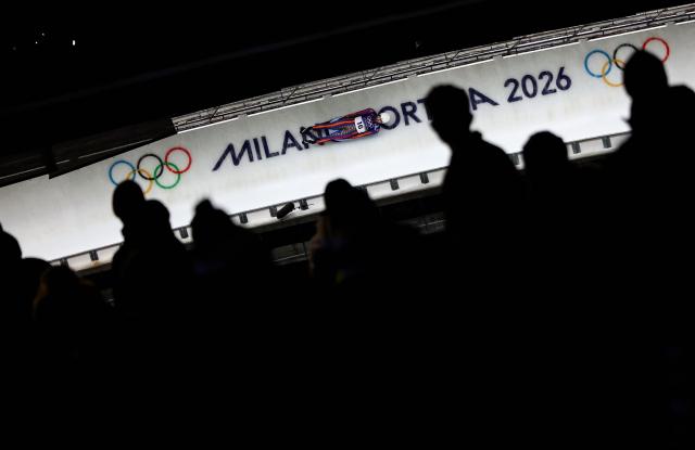 Romania's Eduard-Mihai Craciun competes in the luge men's singles run 2 at Cortina Sliding Centre during the Milano Cortina 2026 Winter Olympic Games in Cortina d'Ampezzo on February 7, 2026. (Photo by FRANCK FIFE / AFP)