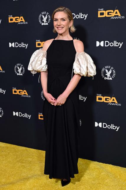 US actress and director Rhea Seehorn attends the 78th Annual DGA (Directors Guild of America) awards at the Beverly Hilton hotel in Beverly Hills, California on February 7, 2026. (Photo by Lisa O'CONNOR / AFP)