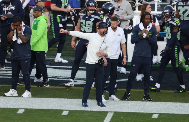 New England Patriots head coach Mike Vrabel is seen on the sidelines during Super Bowl LX between the New England Patriots and the Seattle Seahawks at Levi’s Stadium in Santa Clara, California, on February 8, 2026. (Photo by Patrick T. Fallon / AFP)
