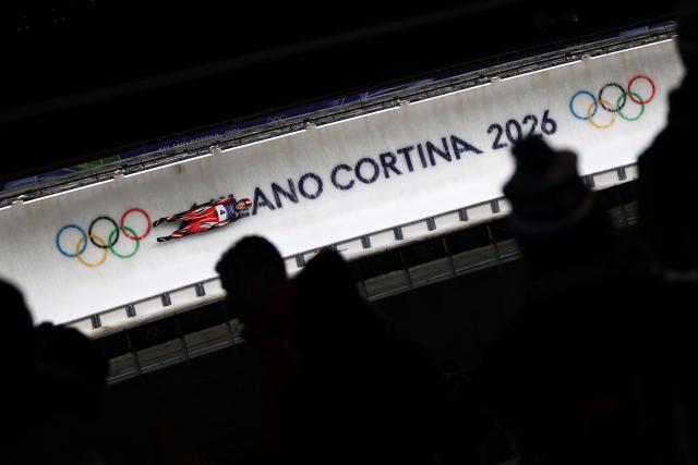 Austria's Hannah Prock competes in the luge women's singles run 2 at Cortina Sliding Centre during the Milano Cortina 2026 Winter Olympic Games in Cortina d'Ampezzo on February 9, 2026. (Photo by FRANCK FIFE / AFP)