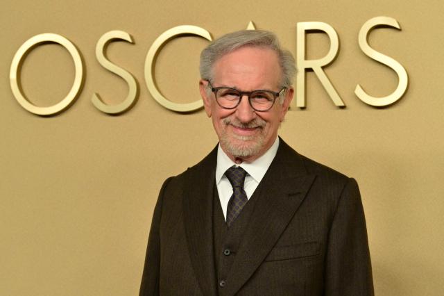 US filmmaker Steven Spielberg attends the 98th Oscars Nominees Luncheon at the Beverly Hilton hotel in Beverly Hills, California on February 10, 2026. (Photo by Frederic J. Brown / AFP)