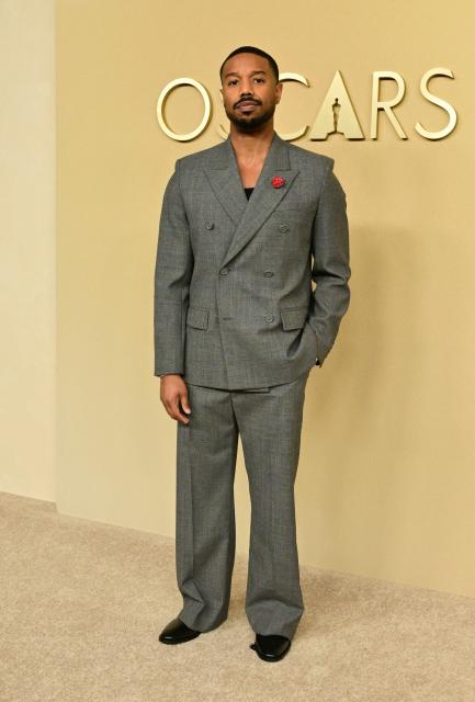 US actor Michael B. Jordan attends the 98th Oscars Nominees Luncheon at the Beverly Hilton hotel in Beverly Hills, California on February 10, 2026. (Photo by Frederic J. Brown / AFP)
