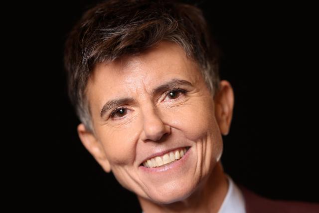 US comedian Tig Notaro, nominee as a producer for Best Documentary Feature "Come See Me in the Good Light" poses during a photo session ahead of the 98th Oscars Nominees Luncheon at the Beverly Hilton hotel in Beverly Hills, California on February 10, 2026. (Photo by VALERIE MACON / AFP)