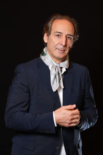French composer Alexandre Desplat nominee for Best Original Score "Frankenstein" poses during a photo session ahead of the 98th Oscars Nominees Luncheon at the Beverly Hilton hotel in Beverly Hills, California on February 10, 2026. (Photo by VALERIE MACON / AFP)