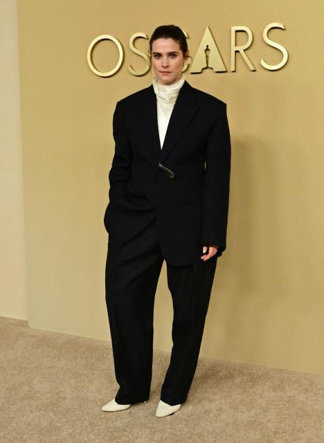 Norwegian actress Inga Ibsdotter Lilleaas attends the 98th Oscars Nominees Luncheon at the Beverly Hilton hotel in Beverly Hills, California on February 10, 2026. (Photo by Frederic J. Brown / AFP)