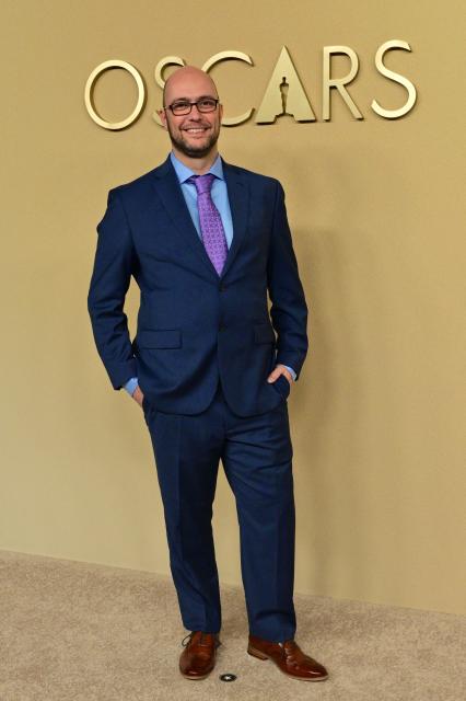 Israeli director and producer Oron Caspi attends the 98th Oscars Nominees Luncheon at the Beverly Hilton hotel in Beverly Hills, California on February 10, 2026. (Photo by Frederic J. Brown / AFP)