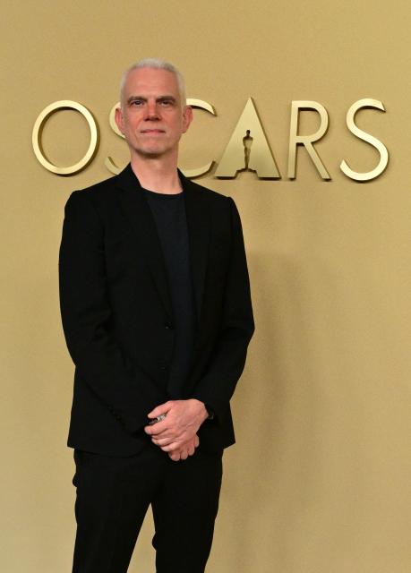 Danish film editor Olivier Bugge Coutte attends the 98th Oscars Nominees Luncheon at the Beverly Hilton hotel in Beverly Hills, California on February 10, 2026. (Photo by Frederic J. Brown / AFP)