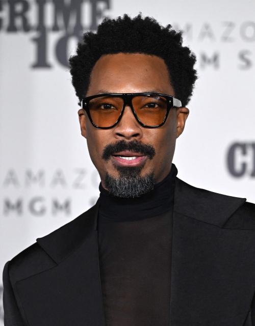 US actor Corey Hawkins attends the premiere of Amazon MGM Studios' "Crime 101" at The United Theatre in Los Angeles, on February 10, 2026. (Photo by LISA O'CONNOR / AFP)