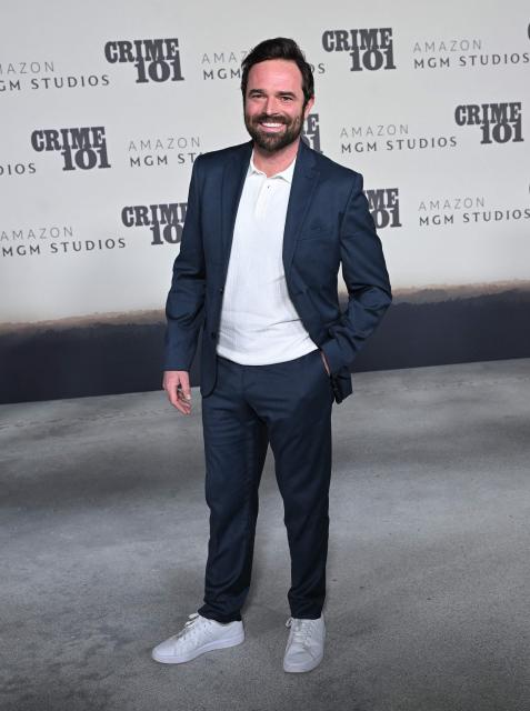 US actor Patrick Mulvey attends the premiere of Amazon MGM Studios' "Crime 101" at The United Theatre in Los Angeles, on February 10, 2026. (Photo by LISA O'CONNOR / AFP)