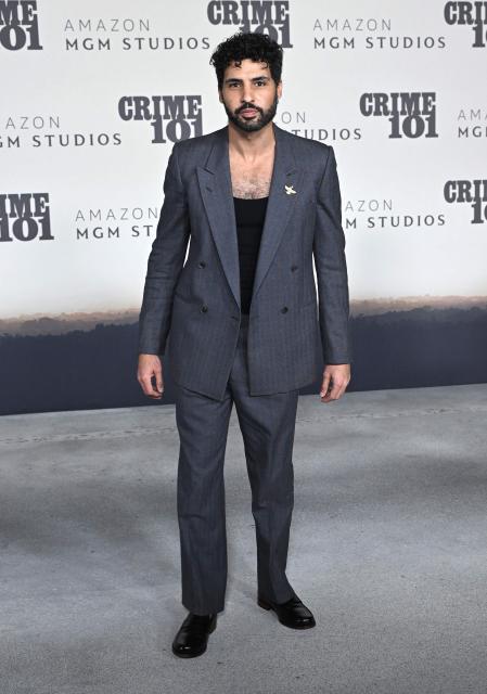 Iranian-American actor Babak Tafti attends the premiere of Amazon MGM Studios' "Crime 101" at The United Theatre in Los Angeles, on February 10, 2026. (Photo by LISA O'CONNOR / AFP)