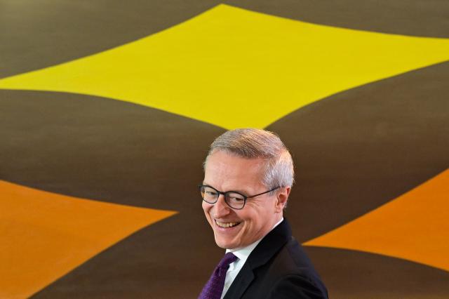 German Minister for Digitalization and State Modernization Karsten Wildberger arrives for the start of the weekly cabinet meeting on February 11, 2026 at the Chancellery in Berlin. (Photo by John MACDOUGALL / AFP)