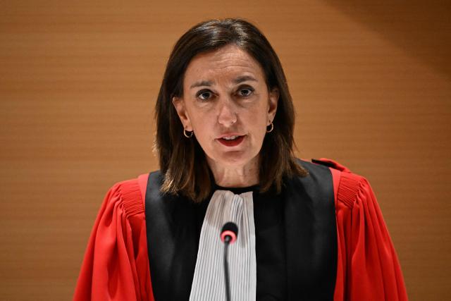 TOPSHOT - Newly appointed anti-organized crime prosecutor Vanessa Perree speaks during her formal introductory hearing at the Judicial court of Paris, in Paris on January 19, 2026. Six young people, including one minor, were charged on February 11, 2026 in Paris on suspicion of involvement in the abduction and false imprisonment in early February of a magistrate from Grenoble and her mother, according to the prosecutor for organised crime. ‘These investigations, which will continue, will aim to establish any links with previous proceedings relating to cryptoasset extortion recently taken up by the Pnaco,’ the new national organised crime prosecutor's office, said its head, Vanessa Perree. (Photo by Blanca CRUZ / AFP)