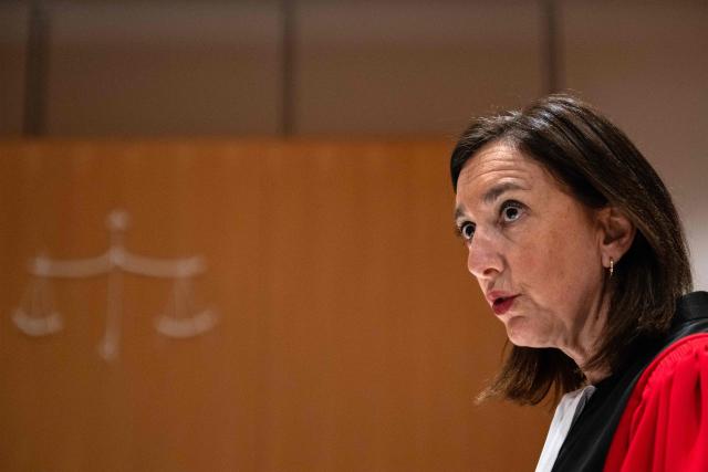 (FILES) Newly appointed anti-organized crime prosecutor Vanessa Perree speaks during her formal introductory hearing at the Judicial court of Paris, in Paris on January 19, 2026. Six young people, including one minor, were charged on February 11, 2026 in Paris on suspicion of involvement in the abduction and false imprisonment in early February of a magistrate from Grenoble and her mother, according to the prosecutor for organised crime. ‘These investigations, which will continue, will aim to establish any links with previous proceedings relating to cryptoasset extortion recently taken up by the Pnaco,’ the new national organised crime prosecutor's office, said its head, Vanessa Perree. (Photo by Blanca CRUZ / AFP)