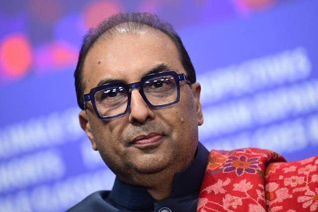 Jury member and Indian director Shivendra Singh Dungarpur attends a press conference of the International Jury of the 76th Berlinale, Europe's first major film festival of the year, in Berlin on February 12, 2026. (Photo by John MACDOUGALL / AFP)