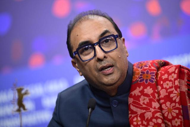 Jury member and Indian director Shivendra Singh Dungarpur attends a press conference of the International Jury of the 76th Berlinale, Europe's first major film festival of the year, in Berlin on February 12, 2026. (Photo by John MACDOUGALL / AFP)