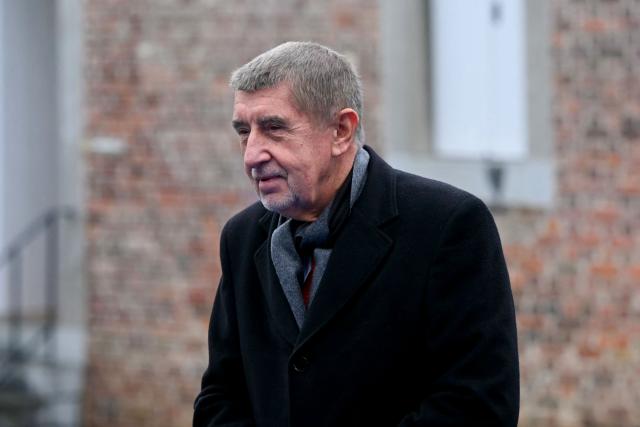 Czech Prime Minister Andrej Babis arrives to attend the Informal EU Leaders' Retreat at the Alden Biesen Castle in Alden Biesen, central Belgium on February 12, 2026. (Photo by NICOLAS TUCAT / AFP)