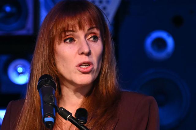Labour Party MP and former deputy prime minister, Angela Rayner, speaks on the second day of the Night Time Economy Summit in Liverpool, north-west England on February 12, 2026. (Photo by Paul ELLIS / AFP)