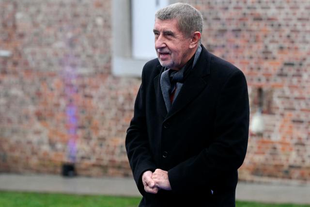 Czech Prime Minister Andrej Babis arrives to attend the Informal EU Leaders' Retreat at the Alden Biesen Castle in Alden Biesen, central Belgium on February 12, 2026. (Photo by NICOLAS TUCAT / AFP)