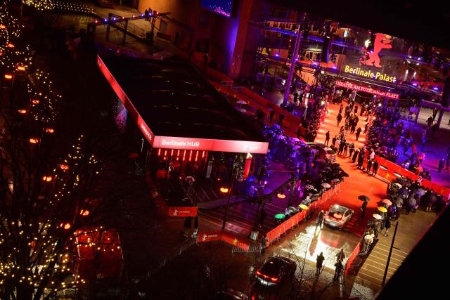 Guests arrive on the red carpet for the premiere of the film "No Good Men" presented in the Berlinale Special Gala section and opening the 76th Berlinale, Europe's first major film festival of the year, in Berlin on February 12, 2026. (Photo by John MACDOUGALL / AFP)