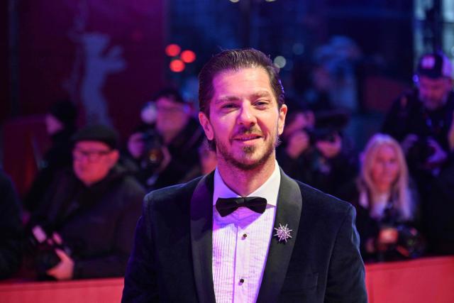 Producer Ziad Srouji arrives on the red carpet for the premiere of the film "No Good Men" presented in the Berlinale Special Gala section and opening the 76th Berlinale, Europe's first major film festival of the year, in Berlin on February 12, 2026. (Photo by RALF HIRSCHBERGER / AFP)