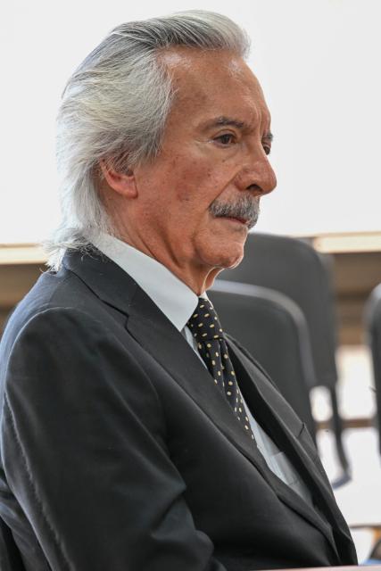 Guatemalan journalist and founder of the former newspaper El Periodico, Jose Ruben Zamora, attends a hearing at the Supreme Court of Justice in Guatemala City on February 12, 2026. (Photo by JOHAN ORDONEZ / AFP)