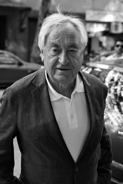 (FILES) Dutch writer Cees Nooteboom visits Montevideo to offer a lecture about his work in Montevideo, on May 9, 2013. Dutch globetrotting writer Cees Nooteboom died on February 11, 2026 in Menorca (Spain) at the age of 92, his French publisher Actes Sud announced, hailing him as “a major writer of Dutch-language and European literature. (Photo by Panta ASTIAZARAN / AFP)