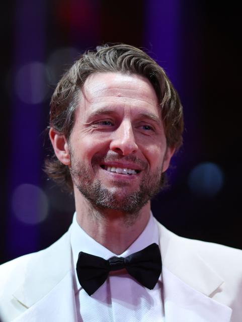 Norwegian actor Anders Danielsen Lie poses on the red carpet prior of the premiere for the film "Everybody Digs Bill Evans" presented in competition at the 76th Berlinale, Europe's first major film festival of the year, in Berlin on February 13, 2026. (Photo by Ronny HARTMANN / AFP)