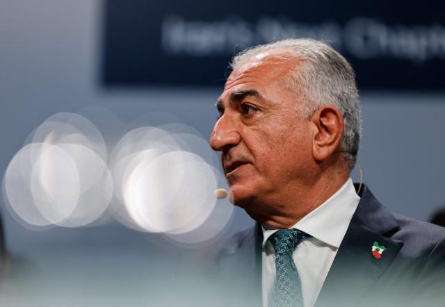 Iran's former crown prince and now key opposition figure Reza Pahlavi attends a discussion during the 62nd Munich Security Conference (MSC) on February 13, 2026 in Munich, southern Germany. Heads of state and government as well as foreign and defence ministers from all over the world are expected to attend the security policy talks from February 13 to 15, 2026. (Photo by Alexandra BEIER / AFP)