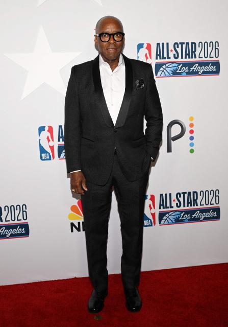US actor Courtney B. Vance attends the NBA All-Star Legendary Tip-Off Celebration at the LACMA in Los Angeles, February 13, 2026. (Photo by LISA O'CONNOR / AFP)