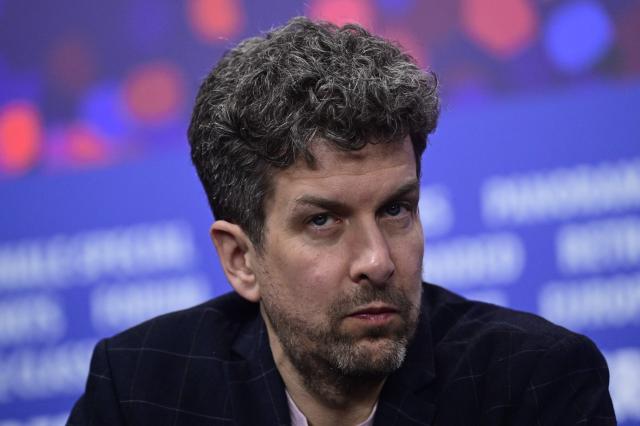 Film producer Tobias Walker attends a press conference for the film "Rose" presented in competition at the 76th Berlinale, Europe's first major film festival of the year, in Berlin on February 15, 2026. (Photo by John MACDOUGALL / AFP)