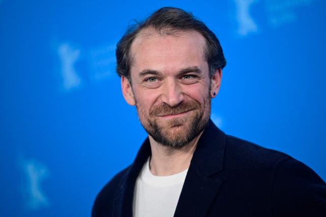 French actor Arieh Worthalter poses during a photo call for the film "Dust" presented in competition at the 76th Berlinale, Europe's first major film festival of the year, in Berlin on February 15, 2026. (Photo by John MACDOUGALL / AFP)