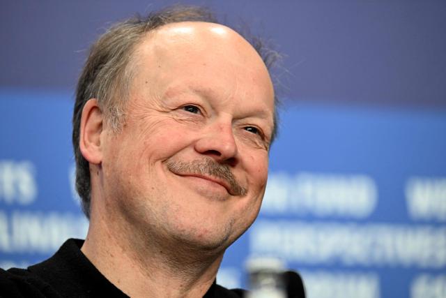 Belgian actor Jan Hammenecker attends a press conference for the film "Dust" presented in competition at the 76th Berlinale, Europe's first major film festival of the year, in Berlin on February 15, 2026. (Photo by RALF HIRSCHBERGER / AFP)