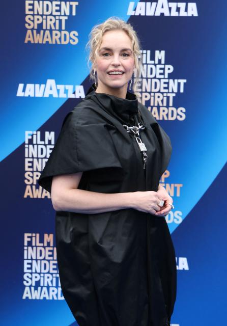 German actress Nina Hoss arrives for the 41st Film Independent Spirit Awards at The Hollywood Palladium in Hollywood, California on February 15, 2026. (Photo by Valerie MACON / AFP)