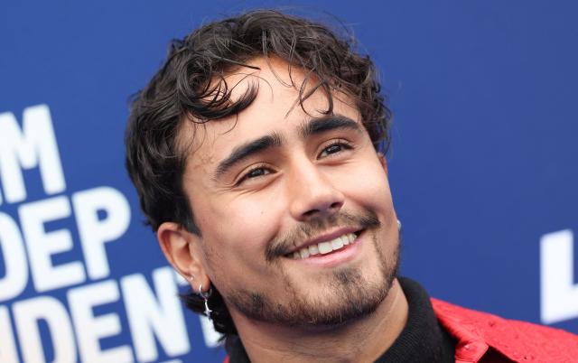 US actor Michael Cimino arrives for the 41st Film Independent Spirit Awards at The Hollywood Palladium in Hollywood, California on February 15, 2026. (Photo by Valerie MACON / AFP)