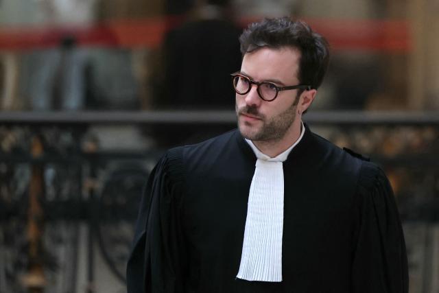 Plaintiff's lawyer Jean-Baptiste Bouй-Diacquenod arrives to attend the trial of Nabil Boukhobza, aka Naps, for sexual assault at the Palais de Justice of Paris, on February 16, 2026. The trial of French rapper Naps, accused of raping a young woman in her sleep in a hotel in 2021, opens on February 16, 2026 before the Paris Criminal Court. Known for his hit song “La Kiffance,” the 40-year-old Marseille native, whose name is Nabil Boukhobza, was also indicted in July 2024 in the Var region for rape and sexual assault following complaints from three young women, charges he also denies. (Photo by Thomas SAMSON / AFP)