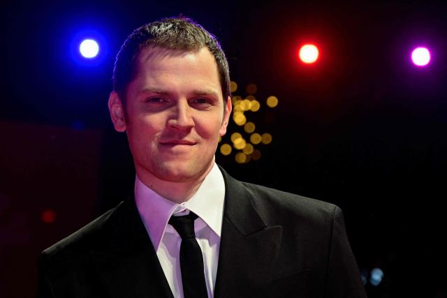 European Shooting Star German actor Enno Trebs poses on the red carpet for the film "At the Sea" presented in competition at the 76th Berlinale, Europe's first major film festival of the year, in Berlin on February 16, 2026. (Photo by John MACDOUGALL / AFP)