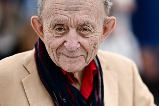 (FILES) US director Frederick Wiseman poses during a photocall for the film "Law and Order" at the 77th edition of the Cannes Film Festival in Cannes, southern France, on May 16, 2024. Documentary filmmaker Frederick Wiseman died on February 16, 2026, at the age of 96. (Photo by LOIC VENANCE / AFP)