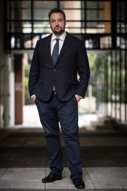 Pierre Debuisson, the new lawyer of Cedric Jubillar, who was convicted of murdering his wife Delphine at first instance, poses during a photo session in Toulouse on February 17, 2026. Cedric Jubillar, convicted of murdering his wife, is being subjected to a ‘form of modern torture’ while imprisoned in solitary confinement, his new lawyer said. The Toulouse Court of Appeal pointed out that any placement in solitary confinement ‘falls under the jurisdiction of the Minister of Justice’. (Photo by Lionel BONAVENTURE / AFP)