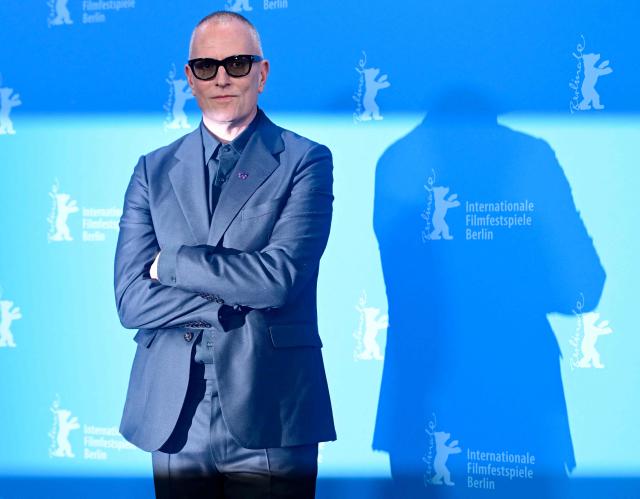 US director Padraic McKinley poses during a photo call for the film 'The Weight' presented in Berlinale Special Gala at the 76th Berlinale, Europe's first major film festival of the year, in Berlin on February 17, 2026. (Photo by John MACDOUGALL / AFP)