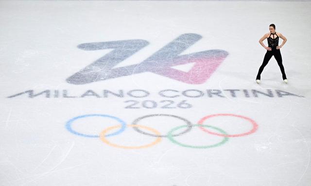 Britain's Kristen Spours competes in the figure skating women's single skating short program during the Milano Cortina 2026 Winter Olympic Games at Milano Ice Skating Arena in Milan on February 17, 2026. (Photo by Gabriel BOUYS / AFP)